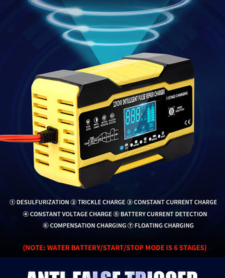 carregador de bateria acidificada ao chumbo inteligente ISO9001 de 12V 24V PWM